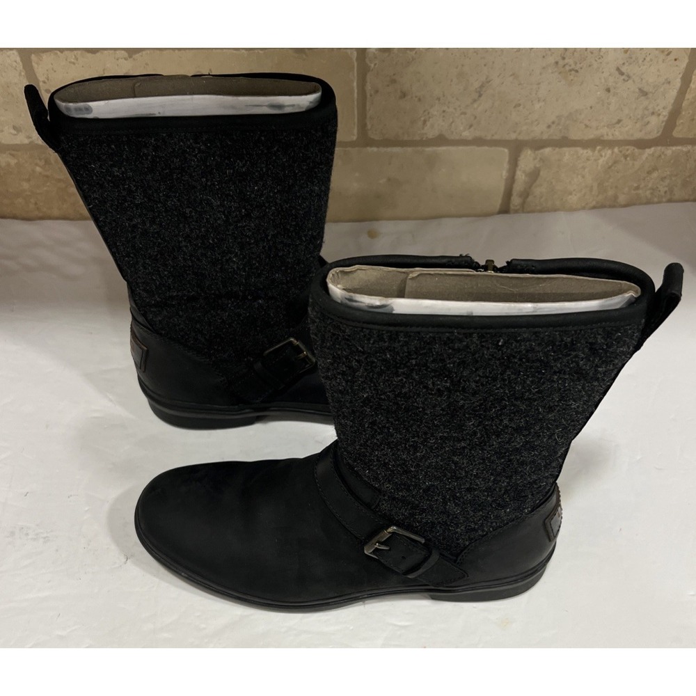 UGG Australia Robbie 1017377 Black Women's Zip Waterproof Boot Size 7.5‎ - Picture 3 of 9